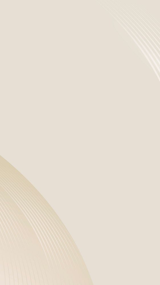 Beige curve abstract mobile wallpaper