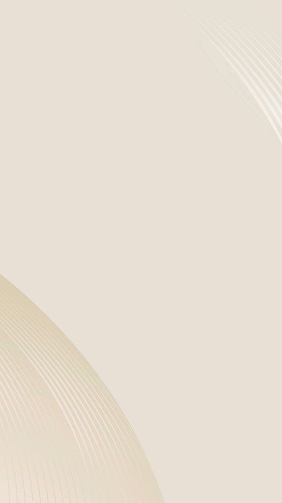 Beige curve abstract vector mobile wallpaper