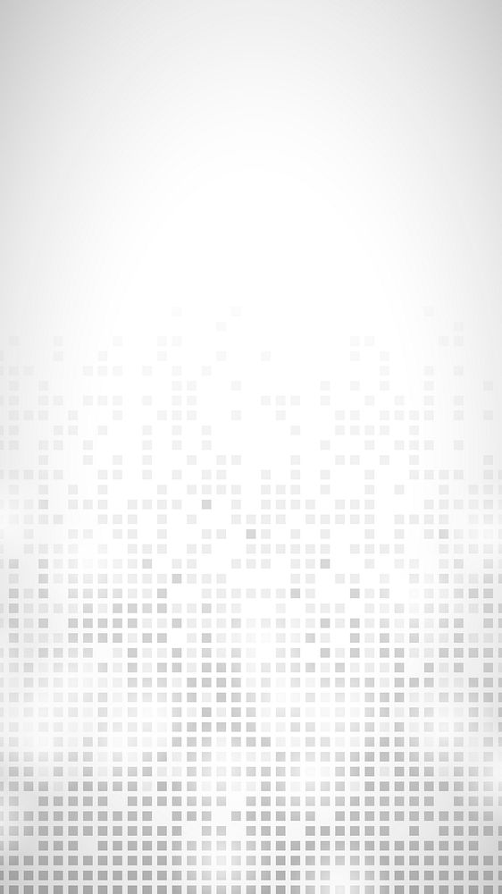 Gray abstract pixel art vector mobile wallpaper