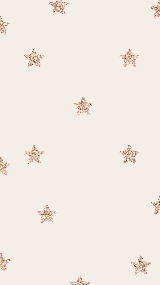 Shimmery golden stars pattern social banner