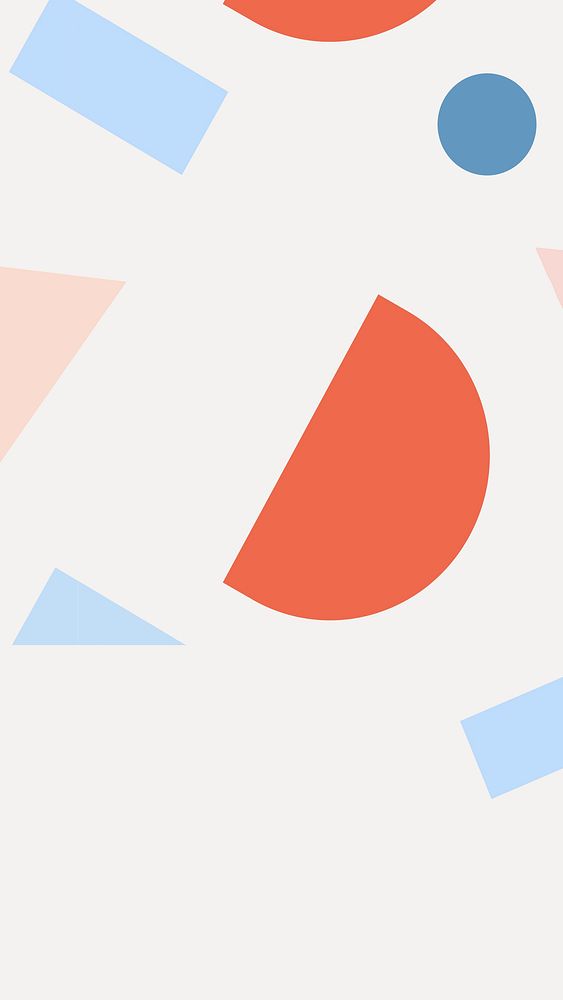 Modern psd orange memphis pattern abstract social banner