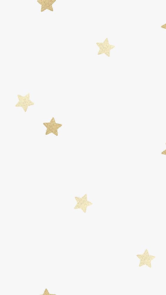 Shimmery gold stars pattern off white social banner