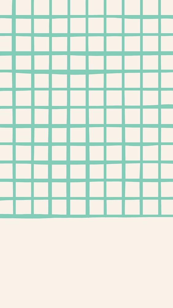Psd green grid plain pattern on beige social banner