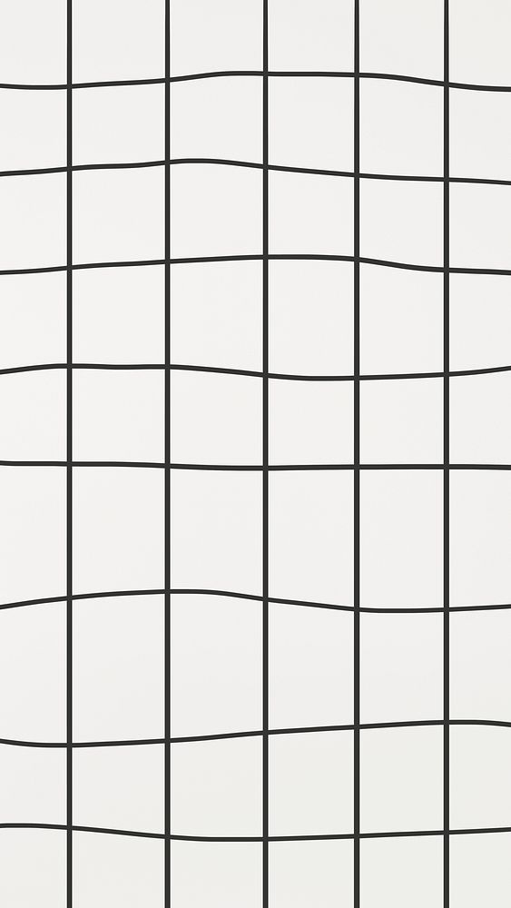 Aesthetic black cursive grid on beige social banner