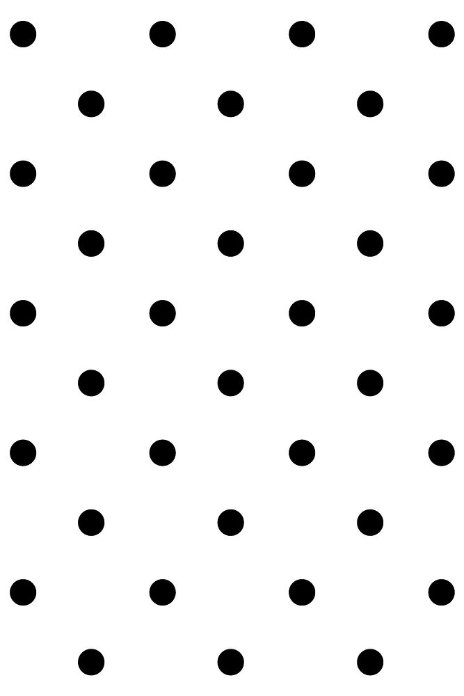 Cute polka dot vector black and white pattern banner
