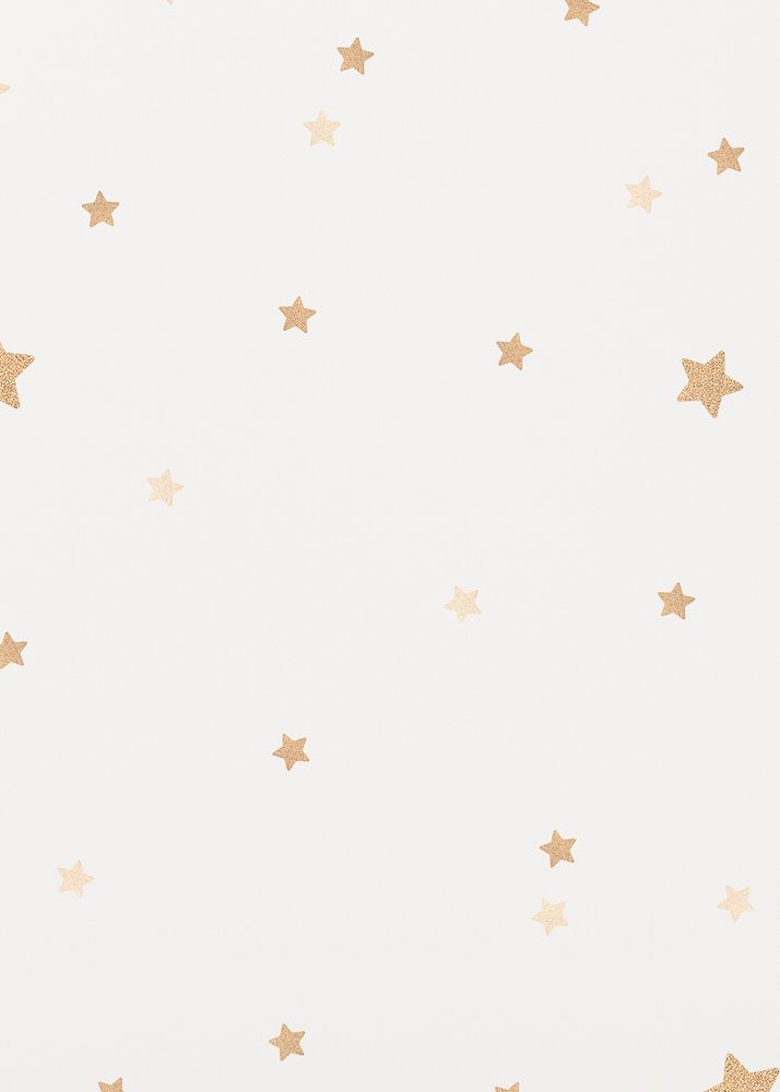 Cute shimmery golden stars social banner