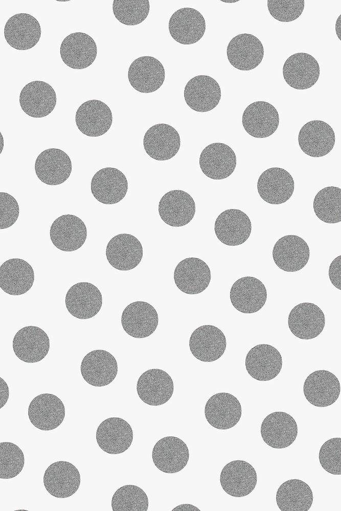 Shiny vector silver polka dot pattern social banner