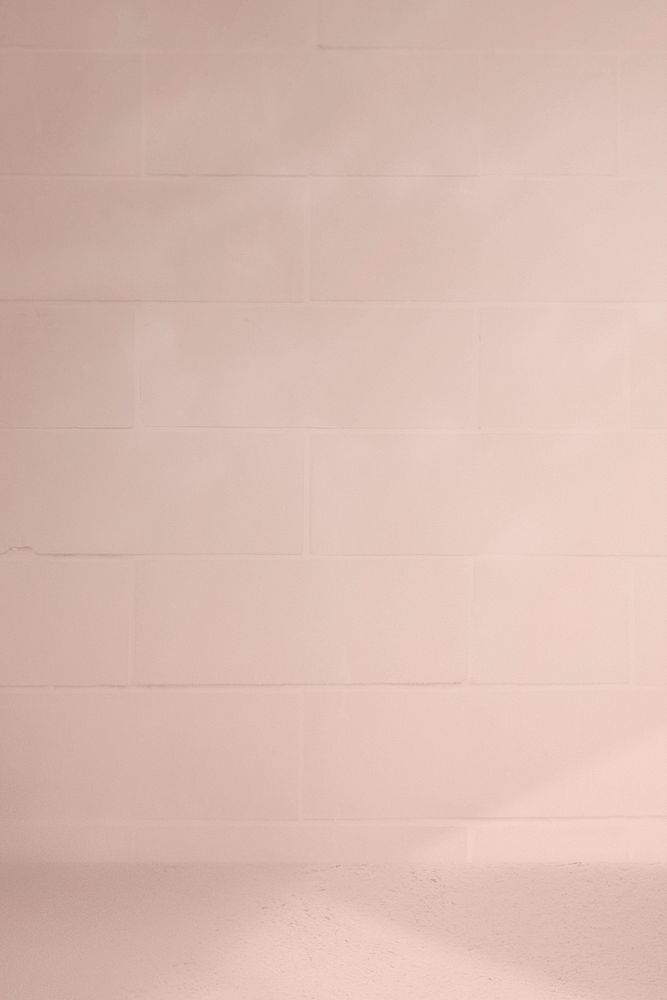 Abstract psd nude pink brick wall plain banner