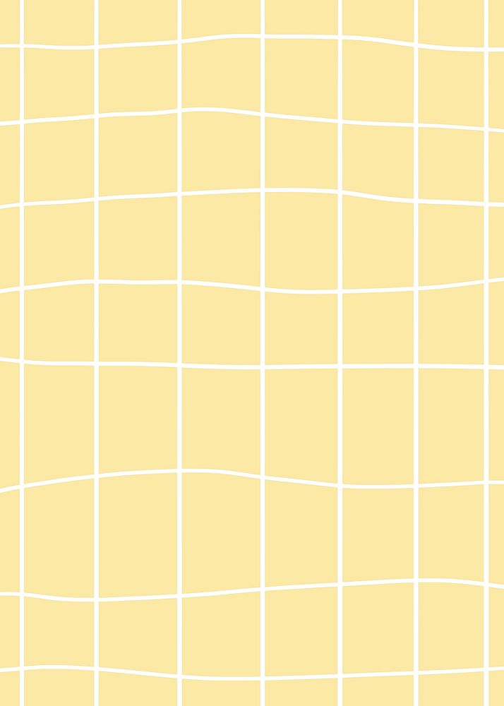 Yellow pastel grid aesthetic social banner for kids