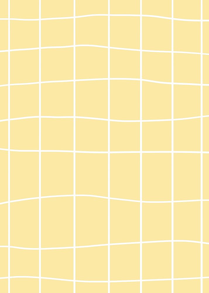 Psd yellow pastel grid aesthetic social banner