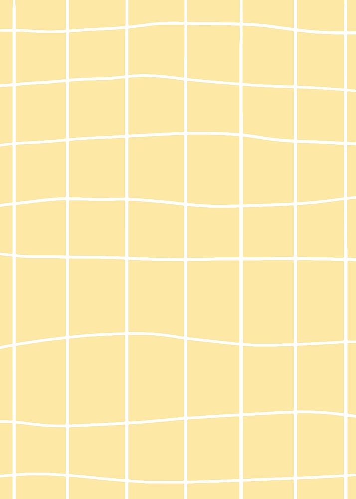 Vector yellow pastel grid aesthetic social banner