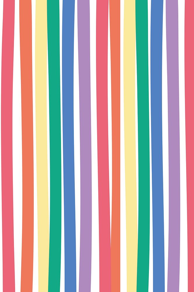 Striped rainbow cute psd background banner