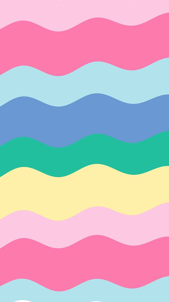 Pastel colorful stripes artsy background social banner