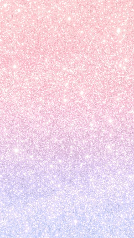 Pastel vector pink and blue glittery dreamy pattern banner