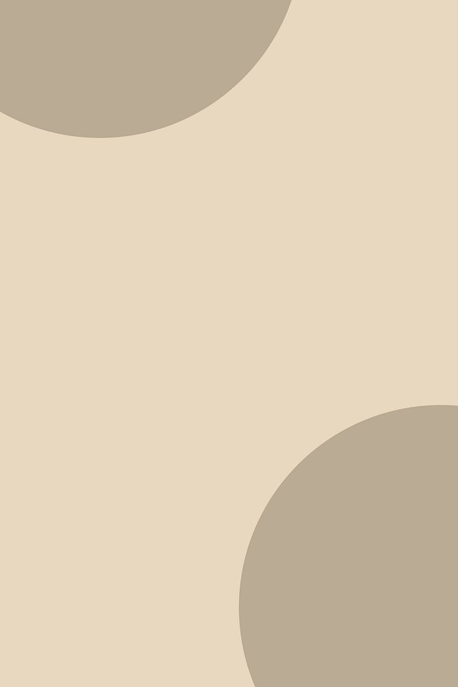 Simple psd brown half circles pattern on beige background