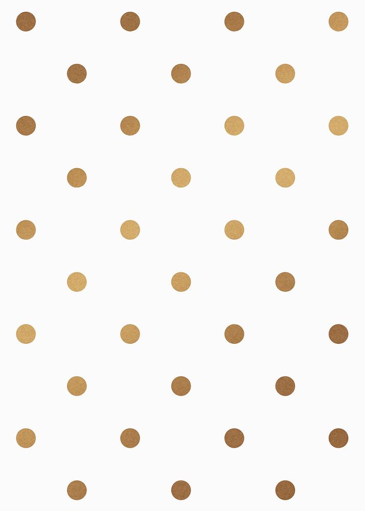 Golden sparkly vector polka dot pattern social banner