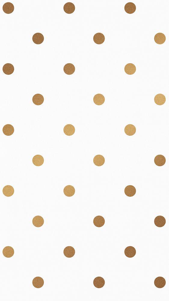 Shiny gold polka dot pattern social banner