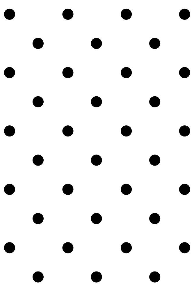 Cute polka dot psd black and white pattern banner