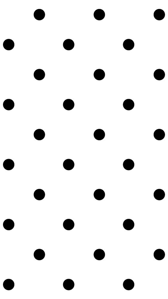 Cute polka dot psd black and white pattern social banner