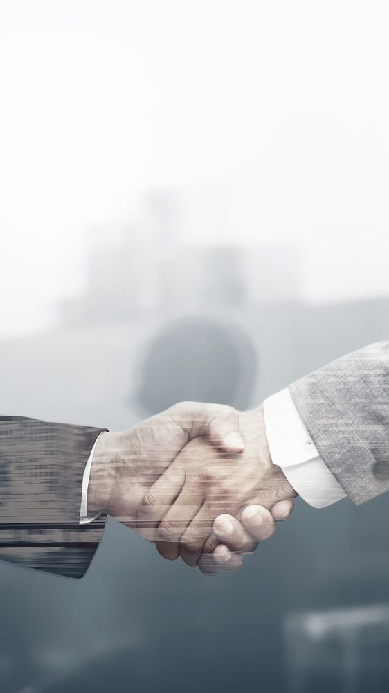 Business partners handshake international business concept 