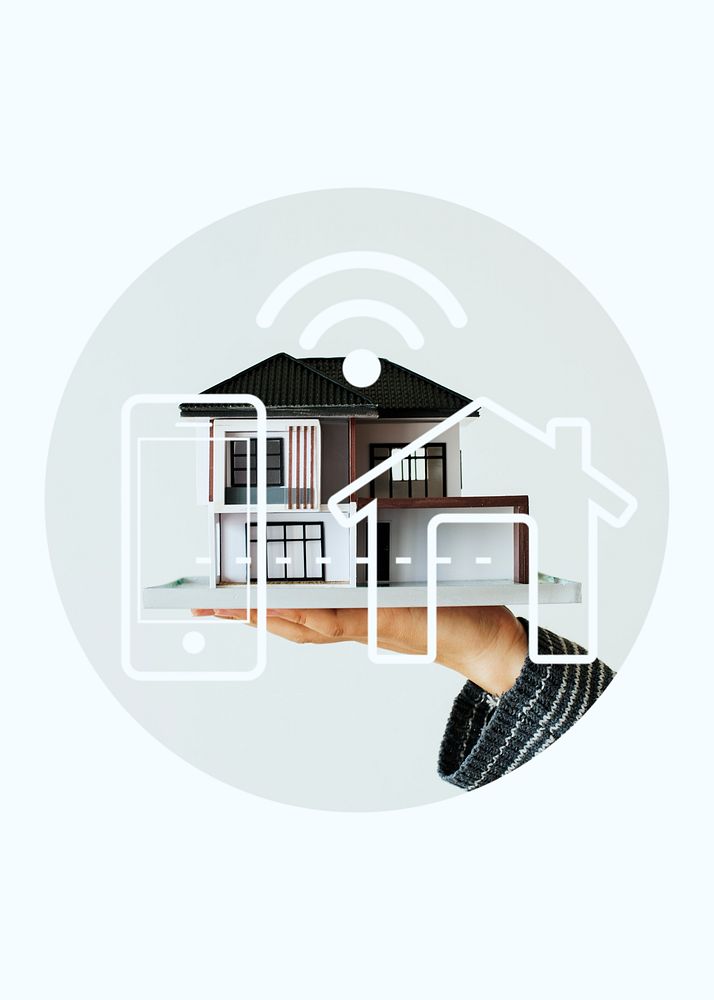 Smart home connection and control with mobile application