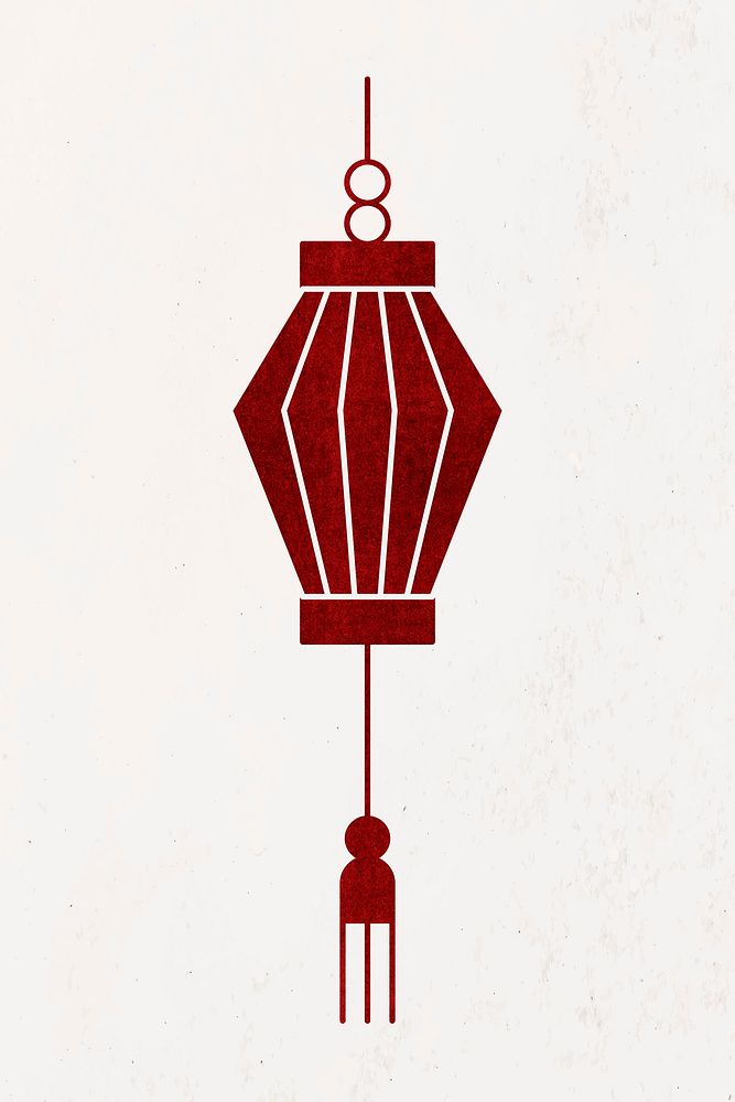 Chinese New Year lantern psd red design element