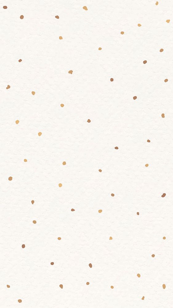 Gold dots phone wallpaper psd festive beige background