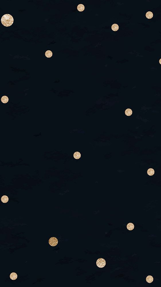 Glittery dots phone wallpaper vector elegant background