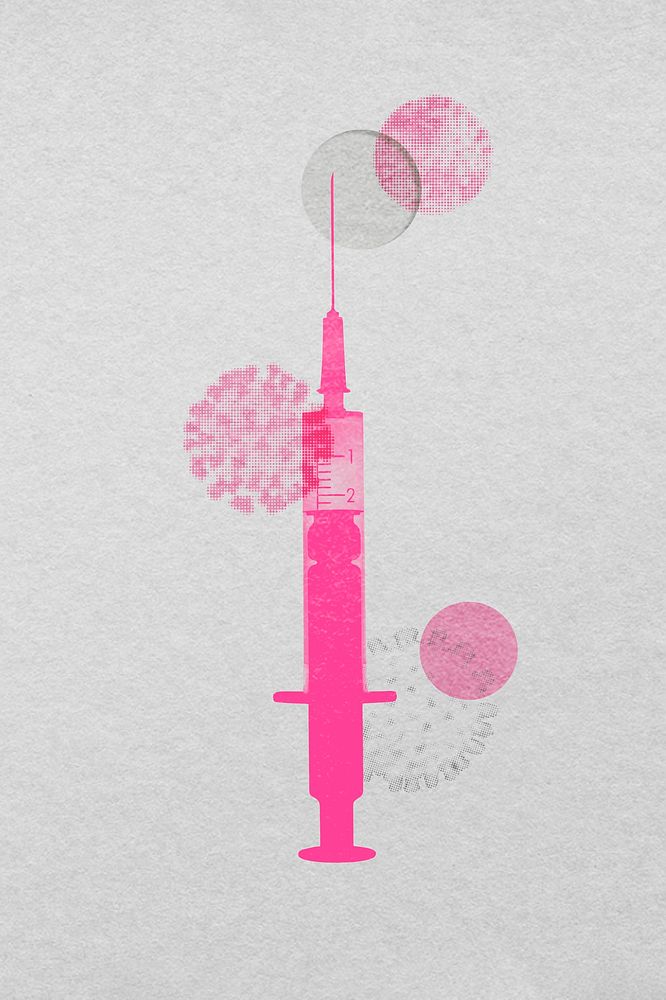 Pink syringe to cure and treatment for Coronavirus