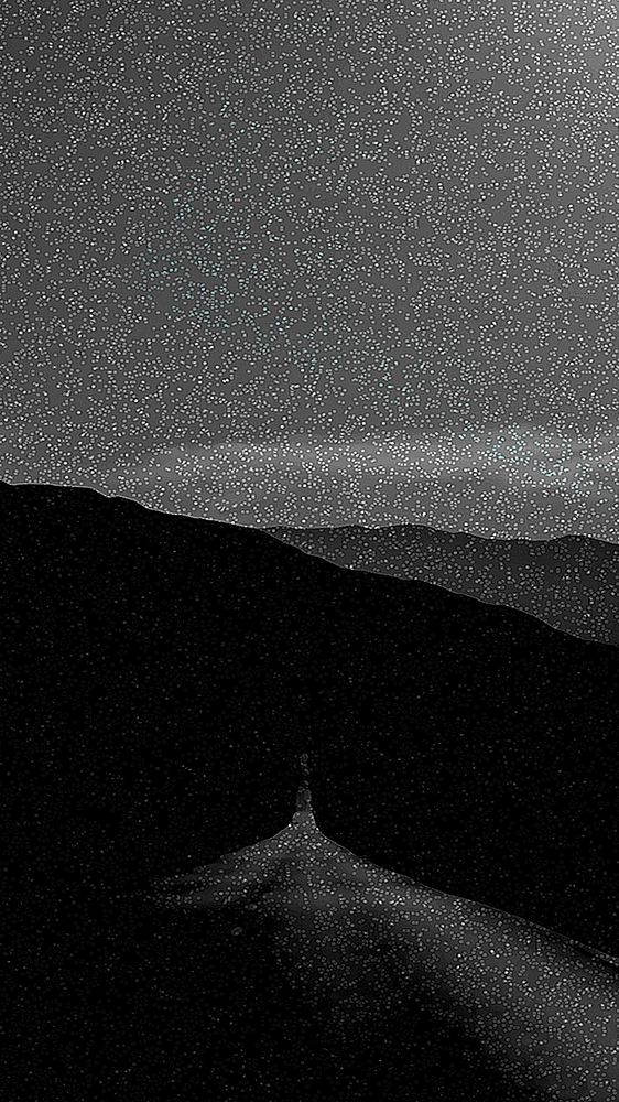 Creative phone wallpaper of sky full of stars in black