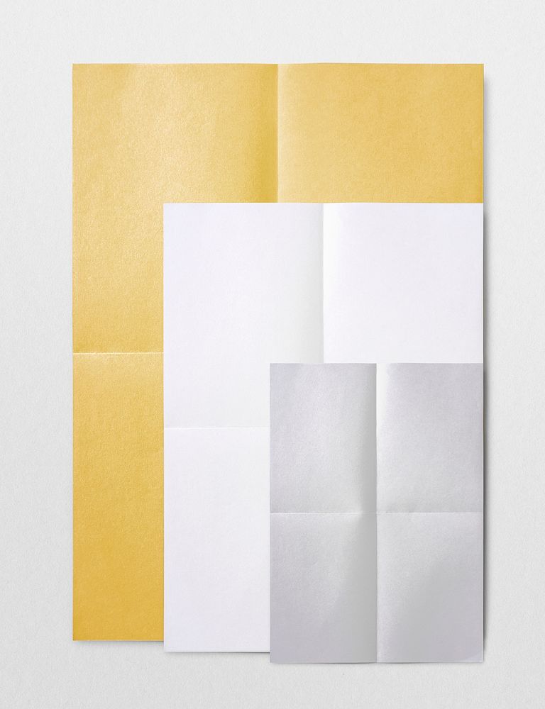 Paper posters with design space