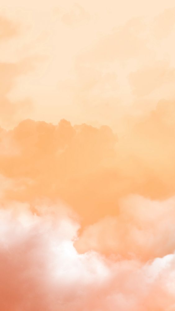 Sunset sky with clouds wallpaper