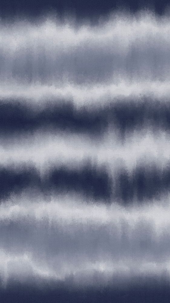 Shibori pattern mobile wallpaper with indigo blue stripes