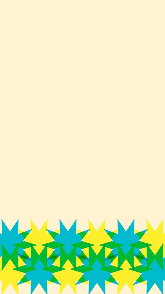 Cute mobile phone wallpaper background vector