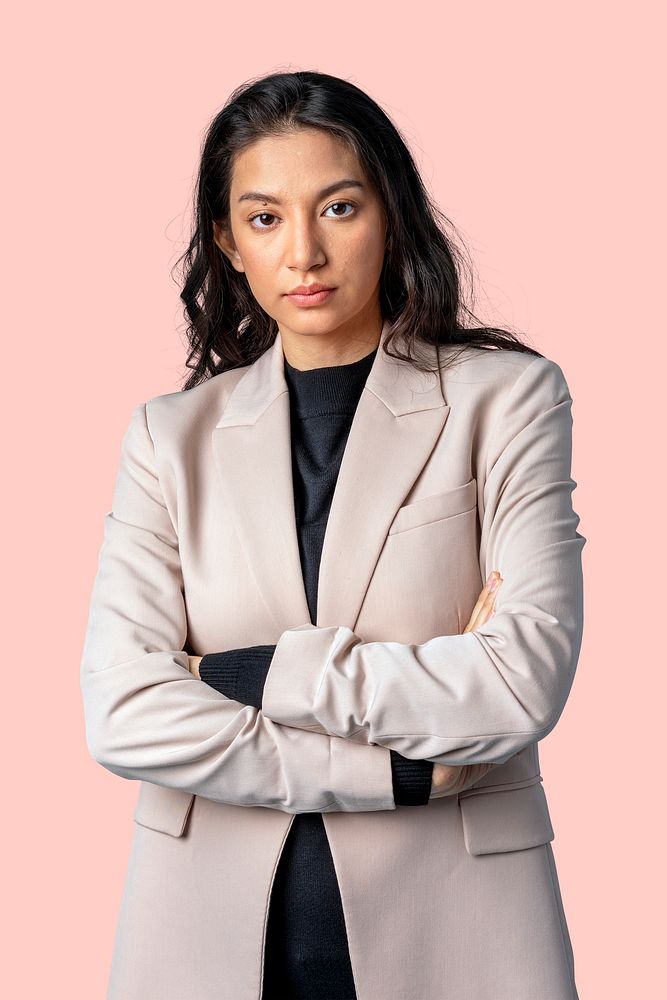 Asian businesswoman in a blazer