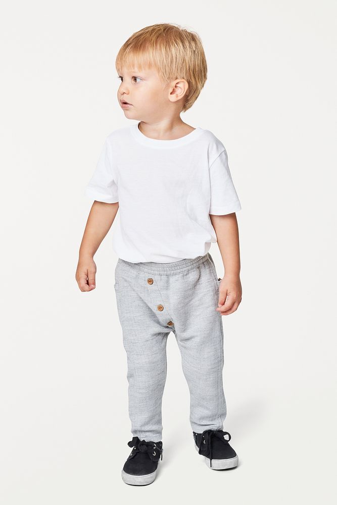 Blonde Kid's tee with sweat pants