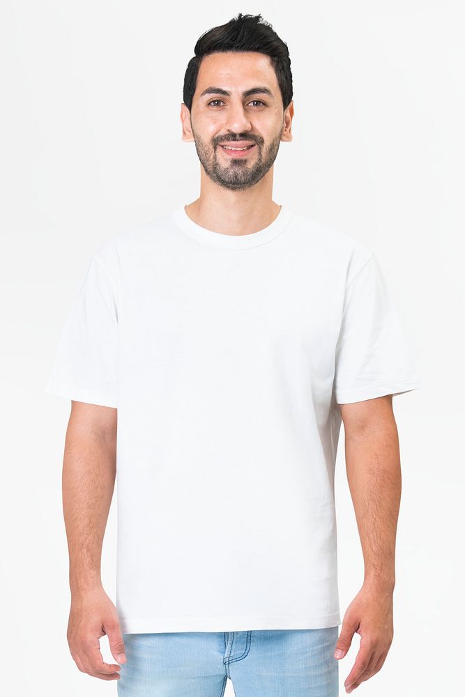 White t-shirt men&rsquo;s basic wear