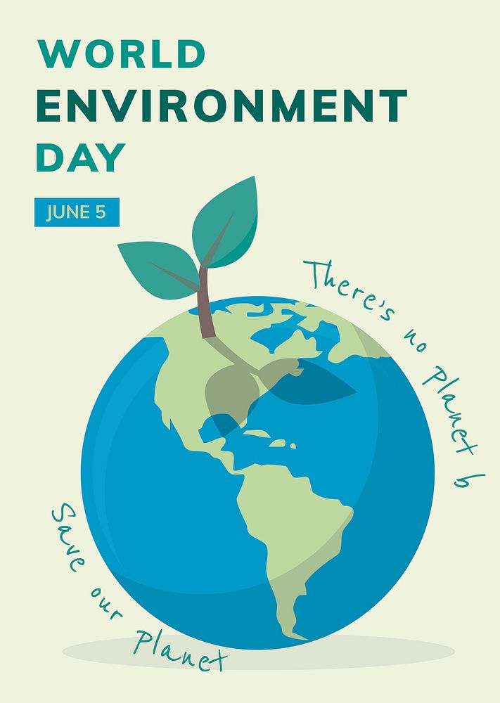 Save the planet/ poster for world environment day