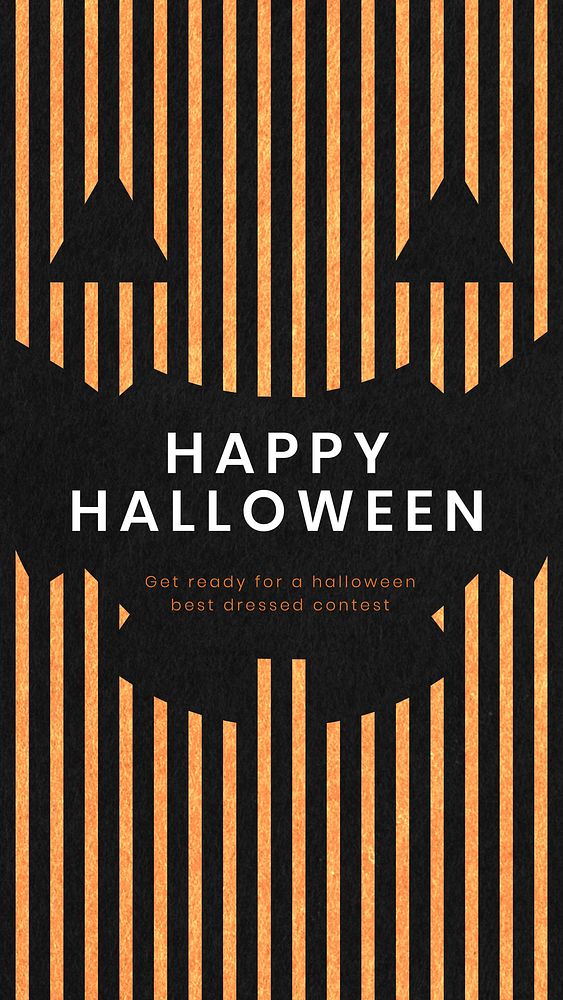 Halloween vector invitation template dress contest