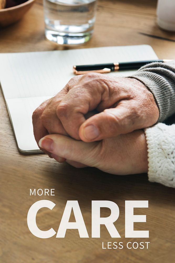 Personal life insurance more care less cost ad banner