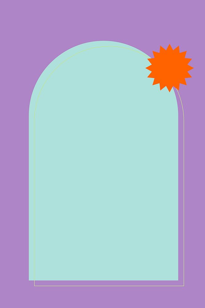 Colorful vector frame in pastel purple and blue