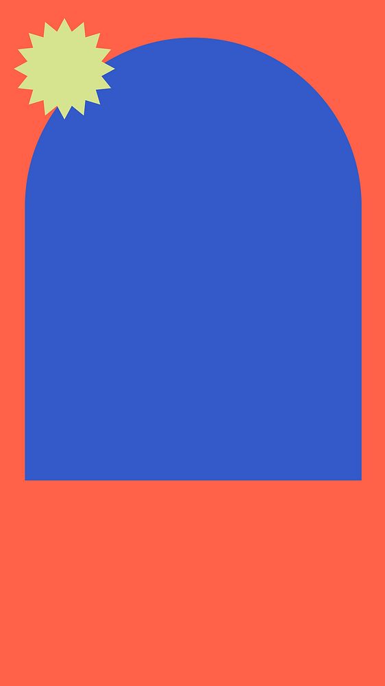 Colorful vector frame in orange and blue