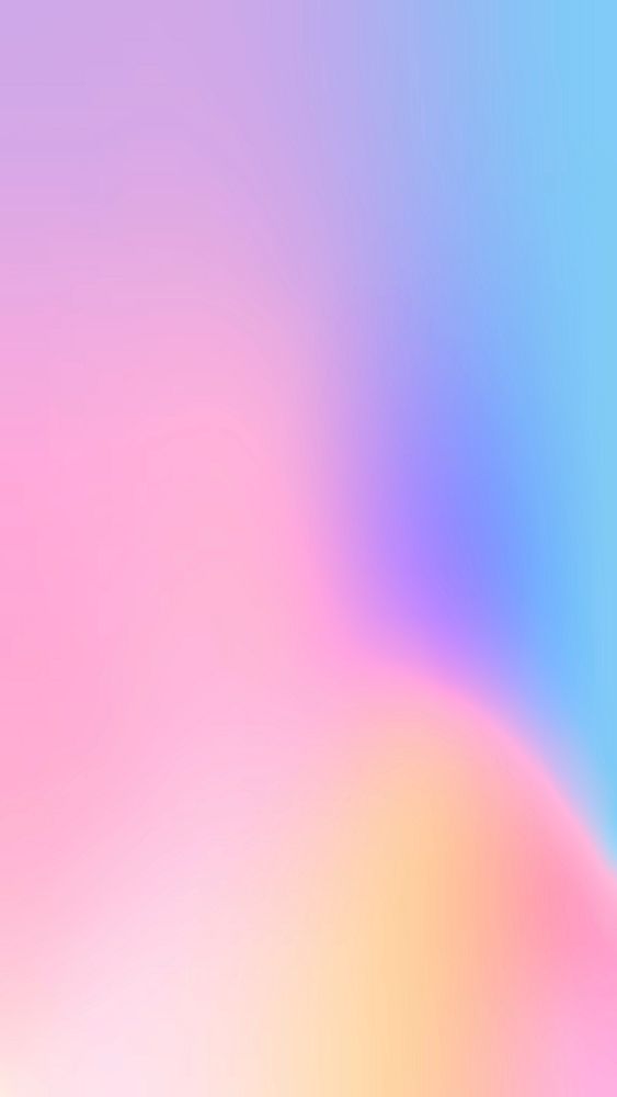 Aesthetic pink gradient iPhone wallpaper, HD holographic background