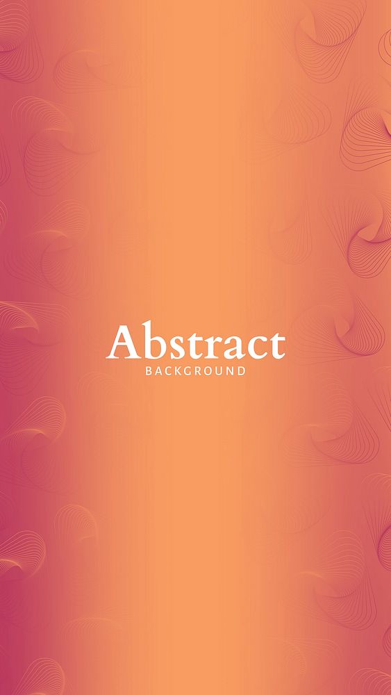 Orange abstract background design vector