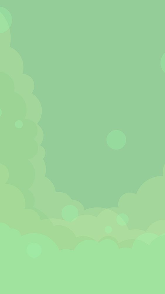 Abstract green cloudy background vector