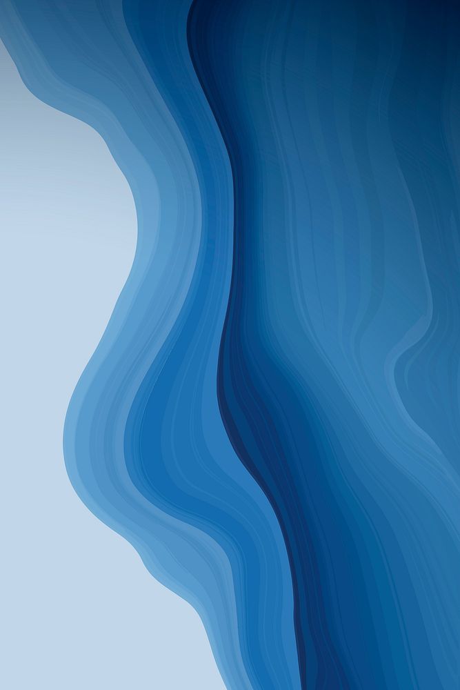 Gradient blue marble wave background