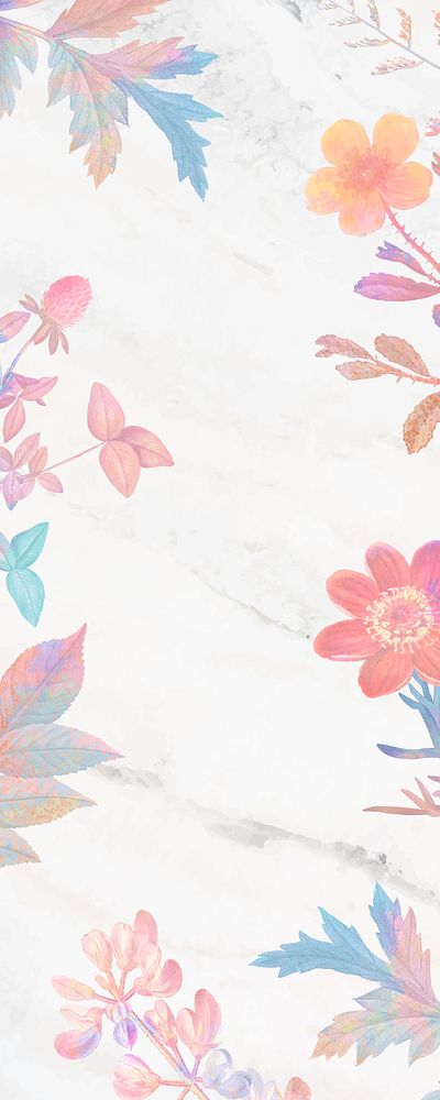 Colorful floral background vector