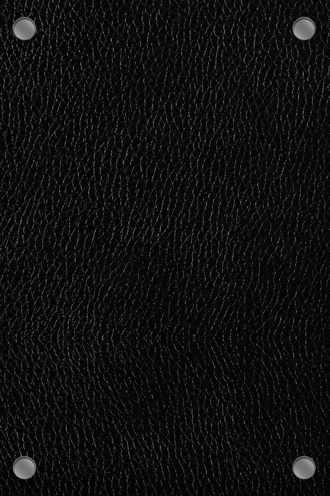 Black leather texture background template vector