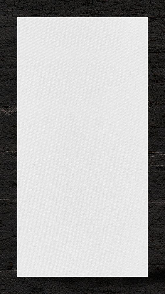 Black leather frame mobile screen template vector