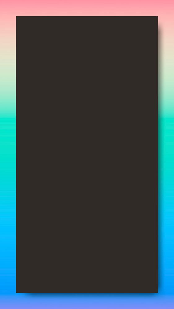 Pastel blue and green holographic pattern mobile phone wallpaper vector